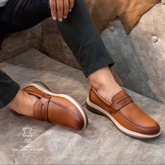 Mocasin Puente - Cuero Camell