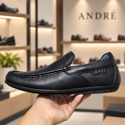 Mocasin Vena - Cuero Negro