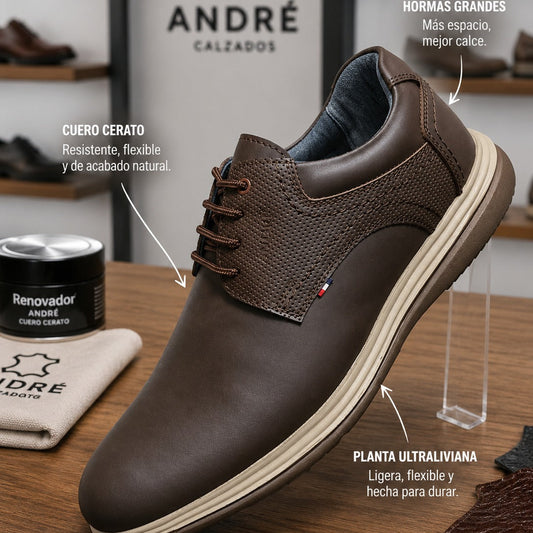 Zapato André Ultraliviano - Cuero Cerato