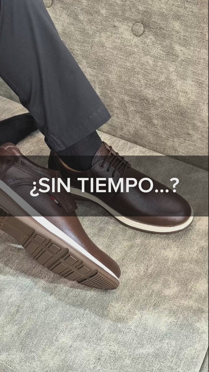Zapato André Ultraliviano - Cuero marrón moro