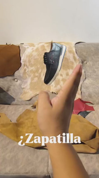 Zapatilla de Cuero Tunki
