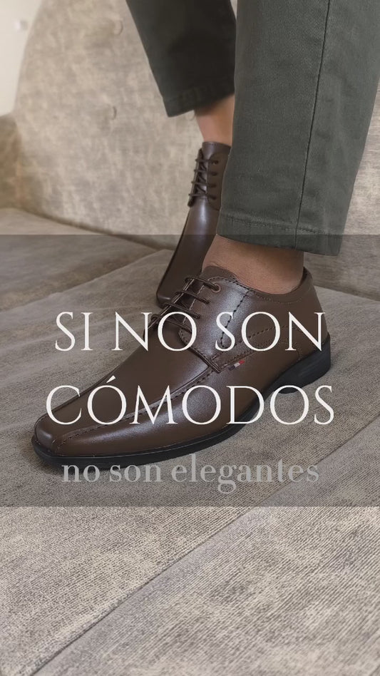 Zapato de vestir Alejandro - Cuero marrón