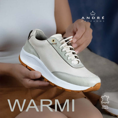 Zapatilla de cuero Warmi