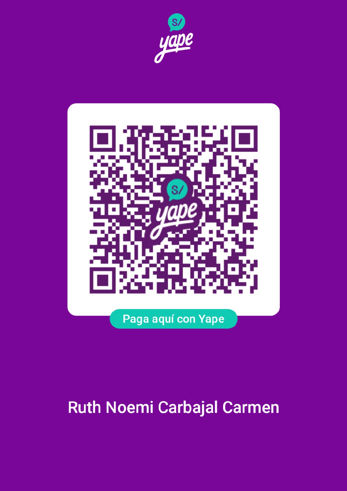 Código QR de Yape de André Calzados