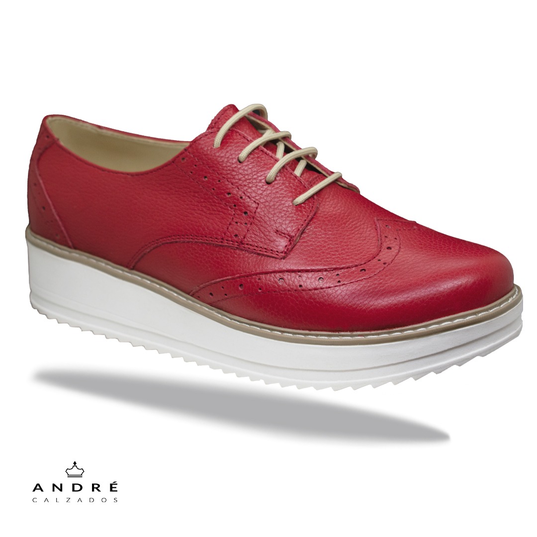  MARTINELLI Zapatos Oxford Elland 1463_v20 para mujer, rojo :  Ropa, Zapatos y Joyería